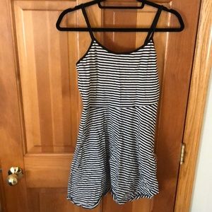 Striped skater dress